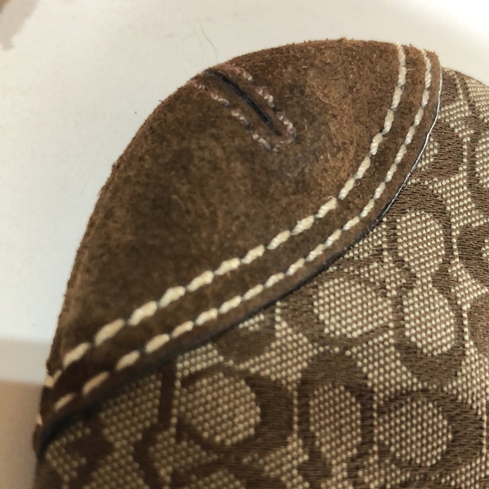 Coach Soho Mini Signature Small coin purse coach brown change purse 2000s - Picture 3 of 16